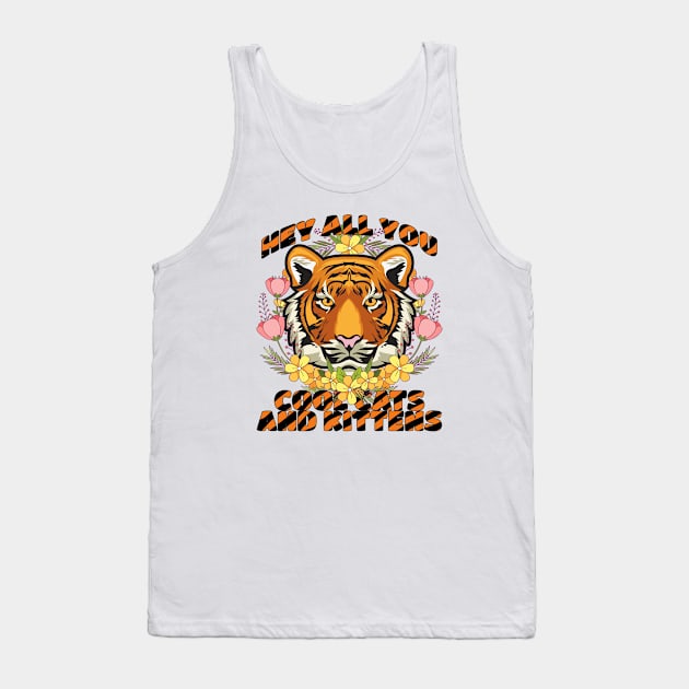 Hey All You Cool Cats And Kittens Tank Top by cInox